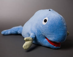 Zippy the Whale Plush : Light Blue